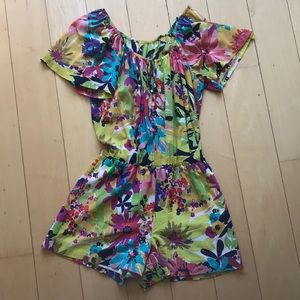 🌸🌼🌺Trina Turk LA floral romper🌸🌼🌺